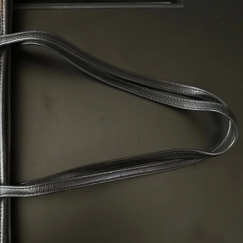 Coach Tan and Black Leopard Print Tote - Picture 3 of 10